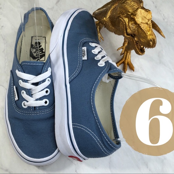Vans Shoes - Vans Denim Blue & White Classic Low Top Sneaker 6